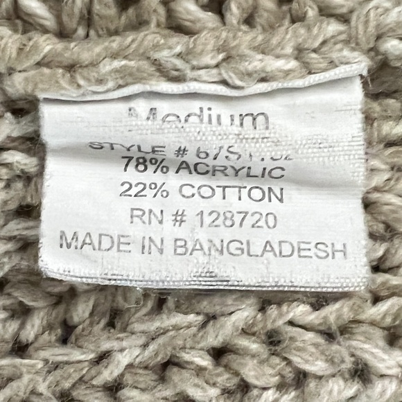 Francesca's Quinn Marled Open Waterfall Cardigan Sweater Sz. M - Picture 12 of 12